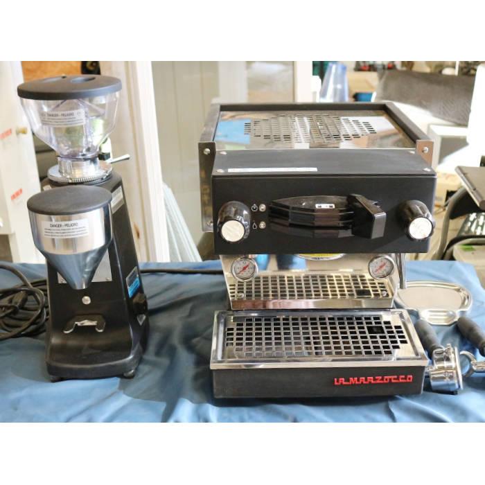 JW　La Marzocco エスプレッソマシン 黒 La Marzocco Linea mini Rラ・マルゾッコ リネア・ミニ Rおまけ