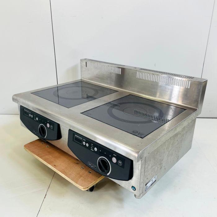電磁調理器 HIH-55CE ホシザキ 2017年 卓上 2口 IH調理器 業務用 中古 ホシザキ（HOSHIZAKI） 【引取限定】電磁調理器 HIH-55CE 2017年 卓上