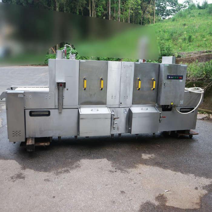 タニコー 中古｜コンベア式コンテナ洗浄機 TDWN-38R-P 2008年 コンベヤ