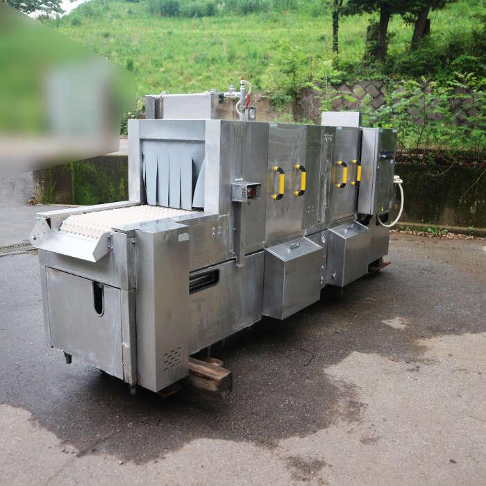 タニコー 中古｜コンベア式コンテナ洗浄機 TDWN-38R-P 2008年 コンベヤ