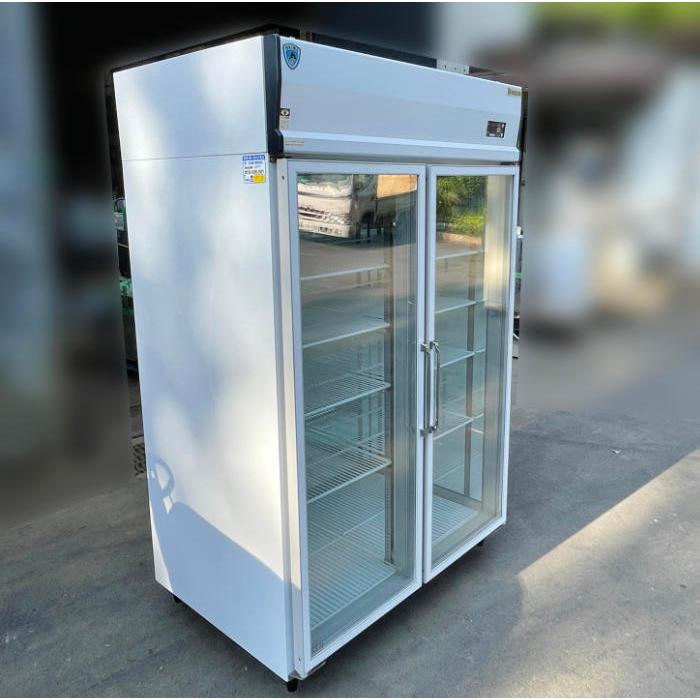 ショーケース テンポスオリジナル】TB4面ガラス冷蔵ショーケース 68L 黒 TBSC4