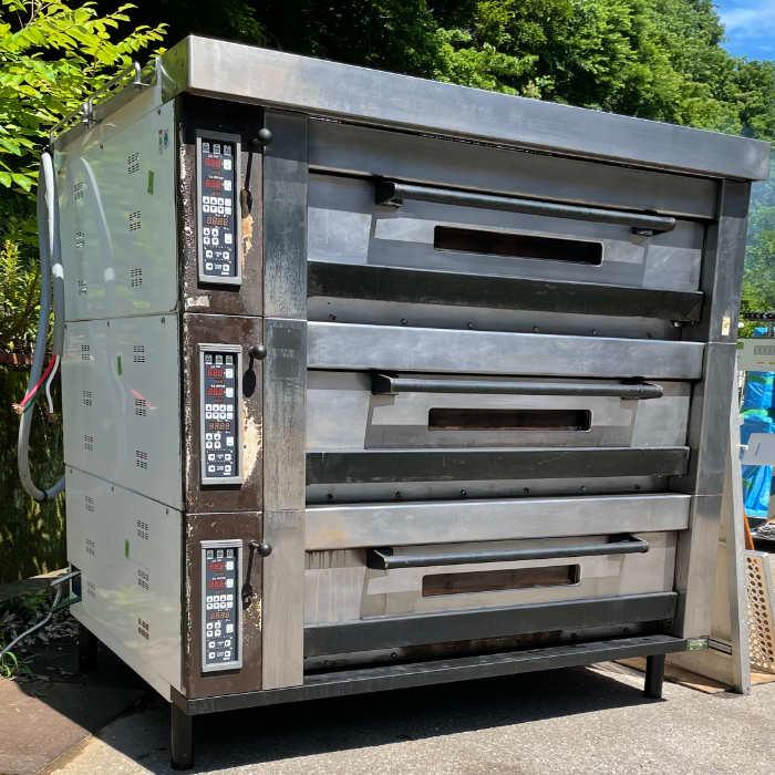 業務用　オーブン　2016年 送料無料】オーブン STT-GGG-2BLS 三幸機械 2016年 業務用 中古 【見学