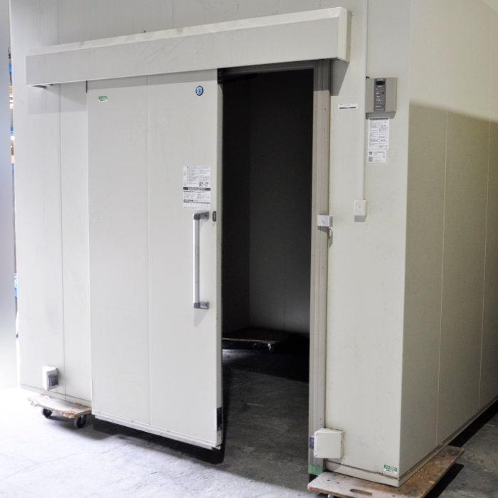 引取限定】プレハブ冷蔵庫 2坪床無 PR-25EE-2.08 三相200V 室内 引取限定】プレハブ冷蔵庫 2坪床無 PR-25EE-2.08 三相200V 室内