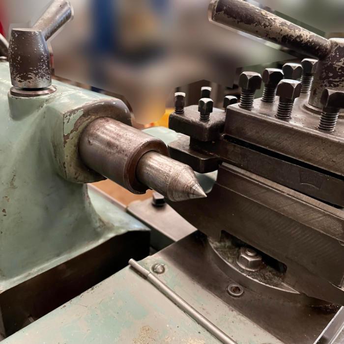 引取限定】旋盤 安藤機械 工作機械 溝加工 切削加工 中古 【見学