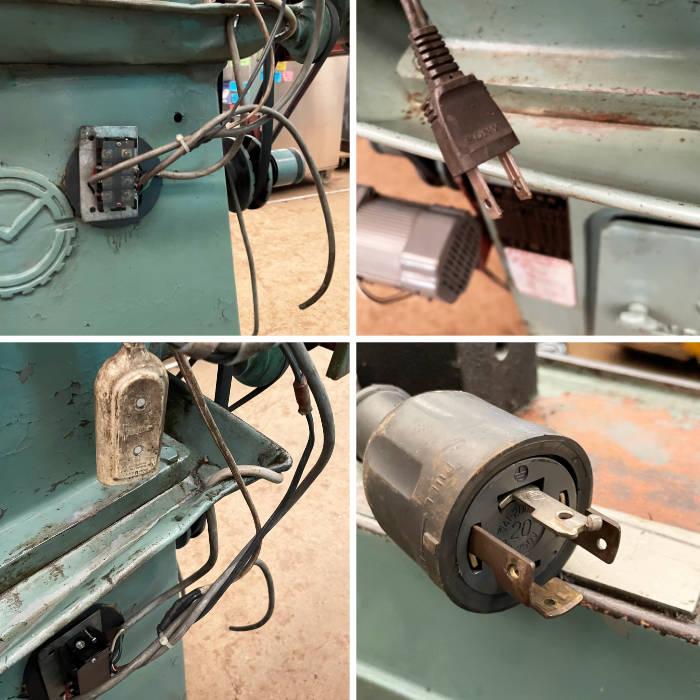 引取限定】旋盤 安藤機械 工作機械 溝加工 切削加工 中古 【見学