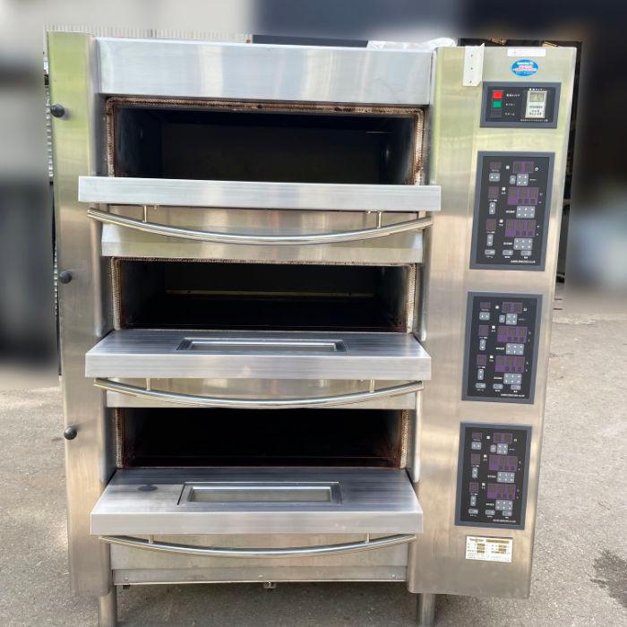 中古｜三段ラックオーブン MFS-6 ベーカーズ・プロダクション 2005年