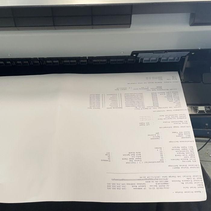 エプソン（EPSON） 【引取限定】大判プリンター SC-6050 2019年 中古