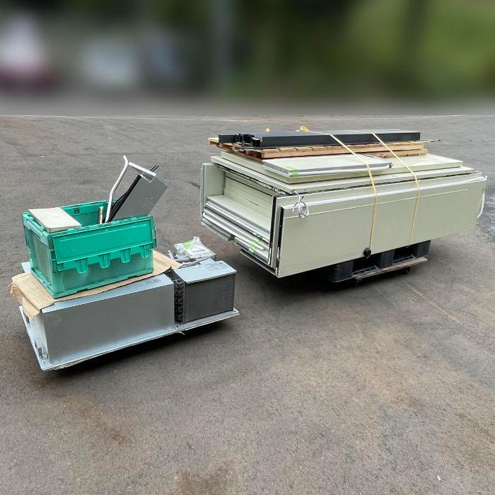 プレハブ冷蔵庫　DP410D-22 送料無料】プレハブ冷蔵庫 1坪 DP410D-22(本体) TA-100AM(ユニット