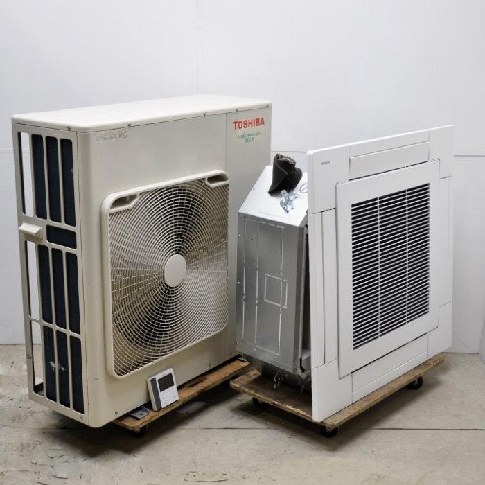 東芝ライテック 【送料無料】天井カセット形エアコン 6馬力 室内機AIU