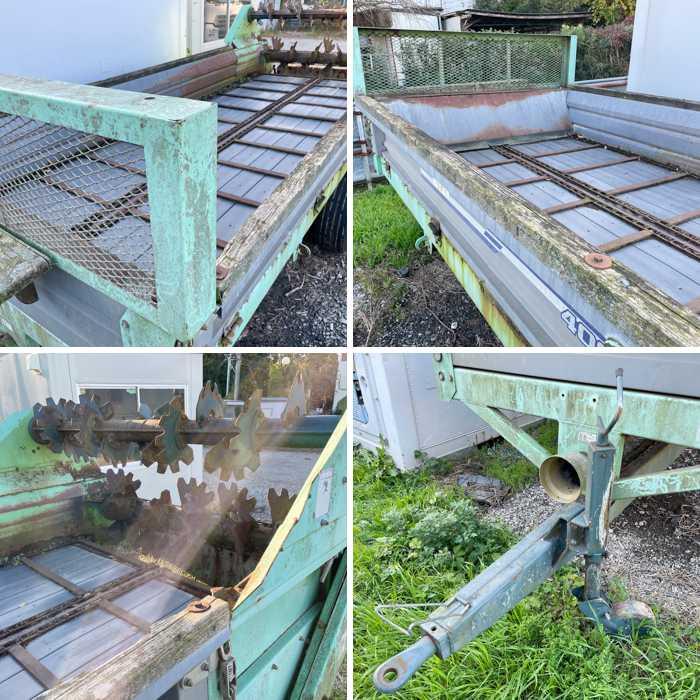 中古｜マニュアワゴン 土づくり機 TMB4051 マニュアアタッチメント