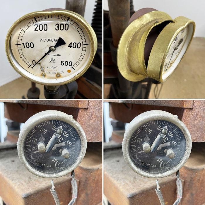 中古｜プレス機 26t 手動 王子機械 1960年 成型プレス 油圧プレス