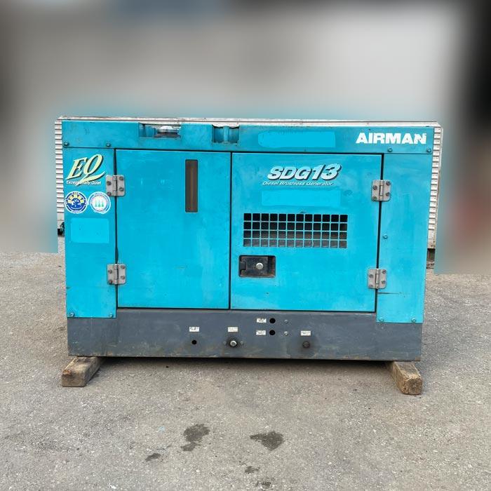 【送料無料】発電機 SDG13S 北越工業 2003年 軽油 ディーゼル ブラシレス方式 中古 【見学 千葉】【動産王】 | 