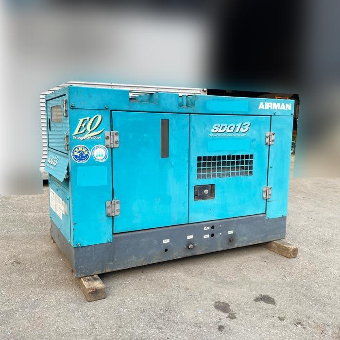 【送料無料】発電機 SDG13S 北越工業 2003年 軽油 ディーゼル ブラシレス方式 中古 【見学 千葉】【動産王】 |  | 01