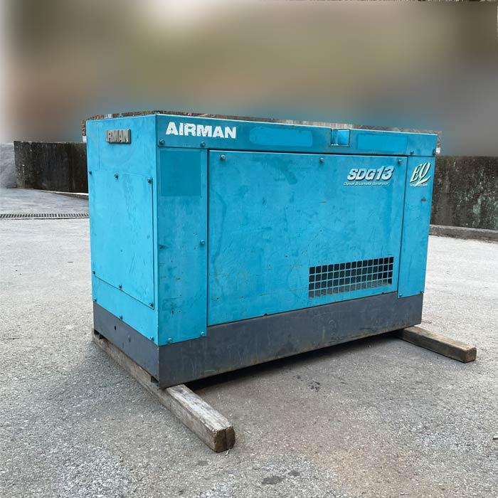 【送料無料】発電機 SDG13S 北越工業 2003年 軽油 ディーゼル ブラシレス方式 中古 【見学 千葉】【動産王】 |  | 02