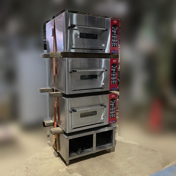 送料無料】三段オーブン MBDO-5E ミニ デッキオーブン マルゼン 2020年