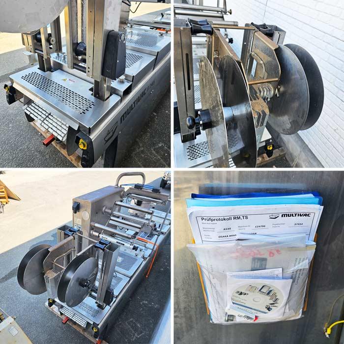 送料無料】全自動深絞真空包装機 MULTIVAC R245 ムルチバック 2008年 