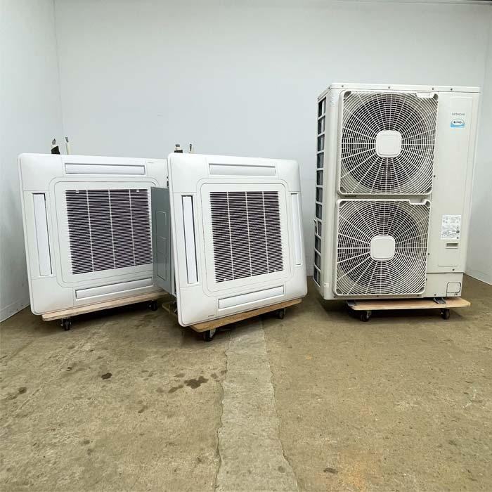 中古｜天カセエアコン 外機8馬力RAS-GP224RSH 内機4馬力RCI-GP112K3×2