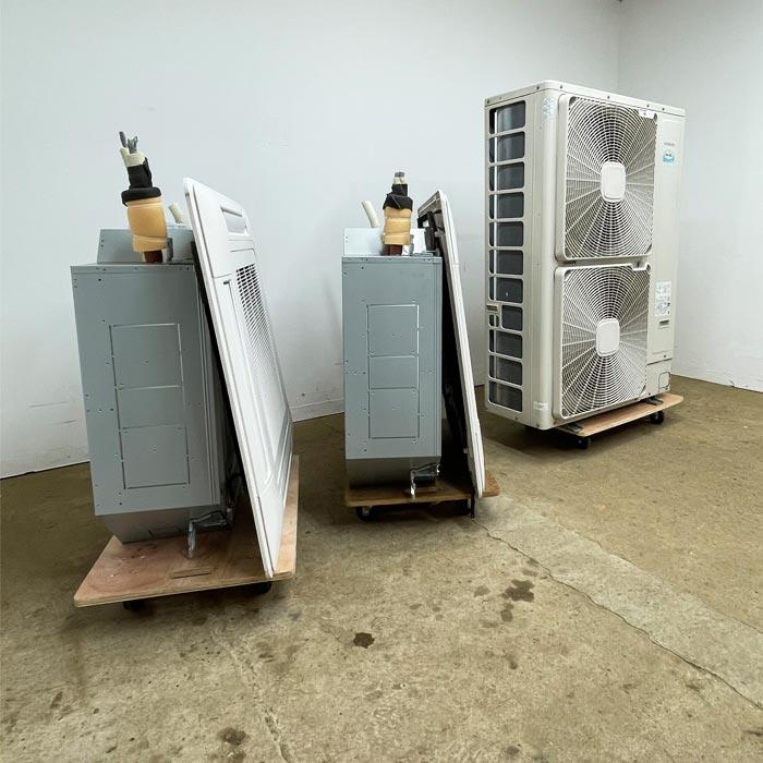 中古｜天カセエアコン 外機8馬力RAS-GP224RSH 内機4馬力RCI-GP112K3×2