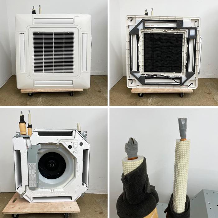 中古｜天カセエアコン 外機8馬力RAS-GP224RSH 内機4馬力RCI-GP112K3×2 