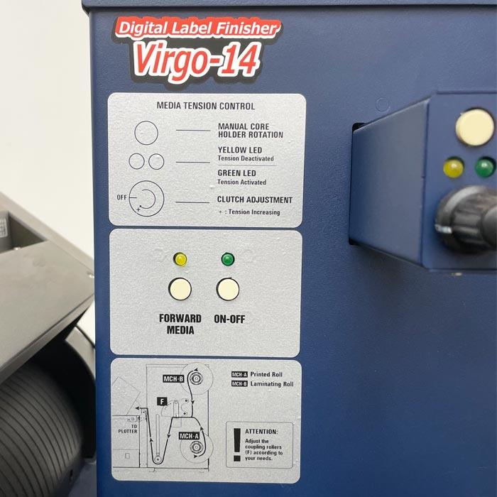 中古｜デスクトップラベルフィニッシャー Virgo-14 設楽印刷 小ロット