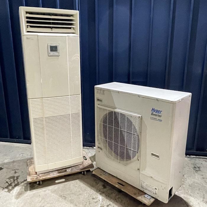 中古｜床置きエアコン 5馬力 内機FDFZP1605S 外機FDCVP1405HA 三菱重工 