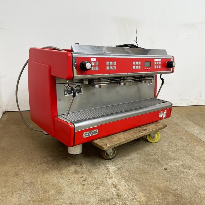 中古｜セミオートコーヒーマシン 3連 EVO 業務用 コーヒー