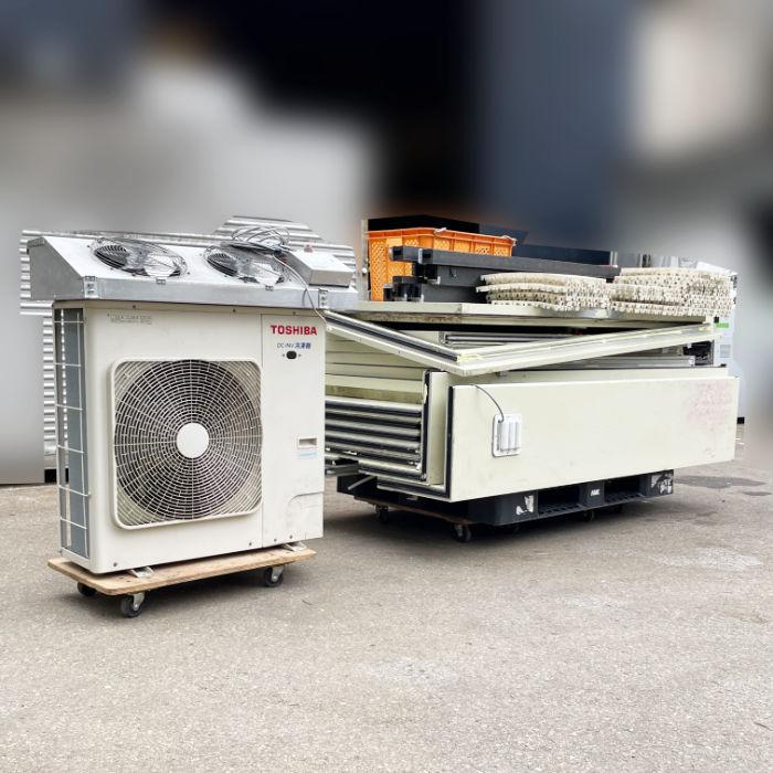 中古｜プレハブ冷蔵庫 1.5坪 TAM200AU-SV-ZG 東芝キャリア 2022年頃