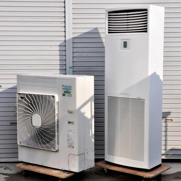 中古｜床置き形エアコン 6馬力 室内機FVP160DJ 室外機RZRP160BD