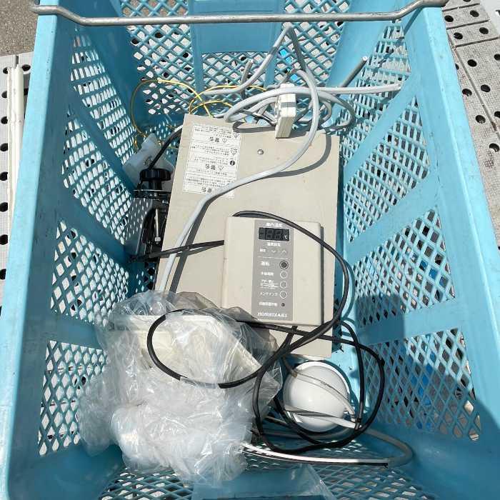 中古｜プレハブ冷蔵庫 1.5坪 外機HUS-11RA-UCI 内機HUS-15RB-EK