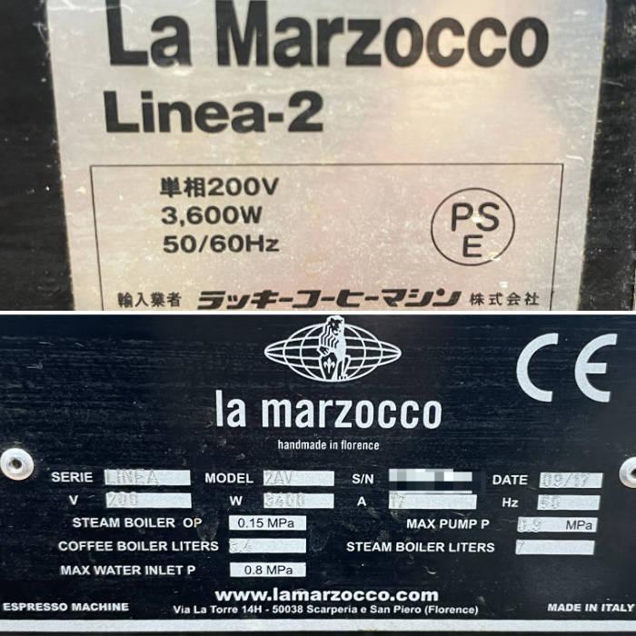 中古｜エスプレッソマシン Linea-2 La Marzocco ラ・マルゾッコ 2009年
