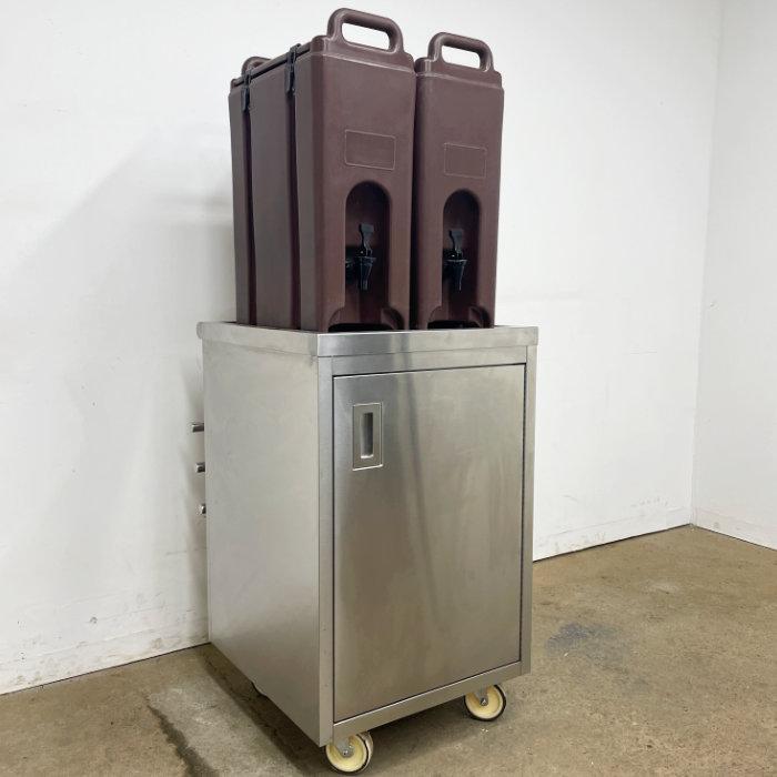 CAMBRO 中古｜ドリンクディスペンサー カート付 キャンブロ 保温飲み物