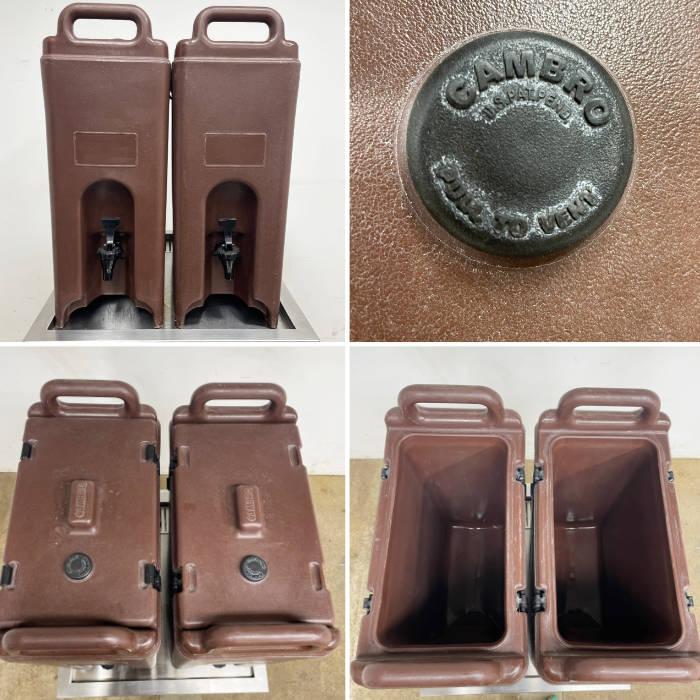 CAMBRO 中古｜ドリンクディスペンサー カート付 キャンブロ 保温飲み物
