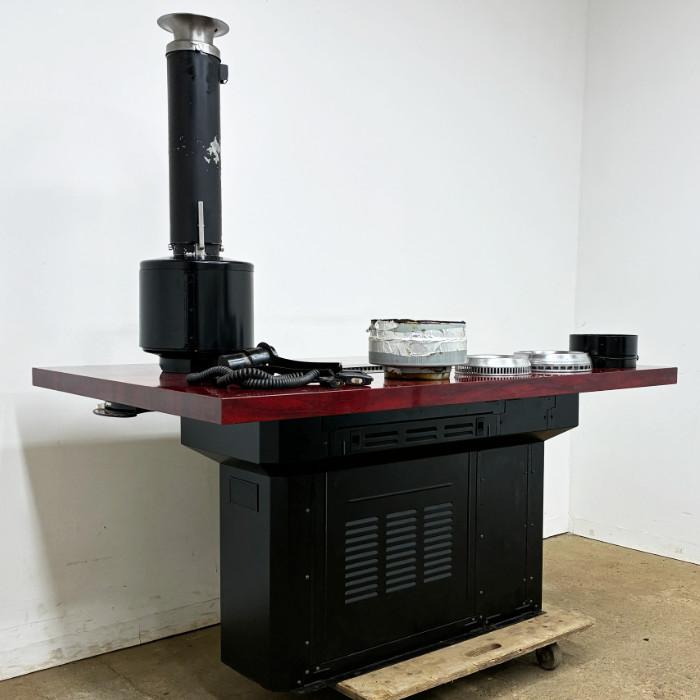 中古｜焼肉台1口 SP4W L34SAS5A-1 シンポ 2018年 都市ガス 焼肉