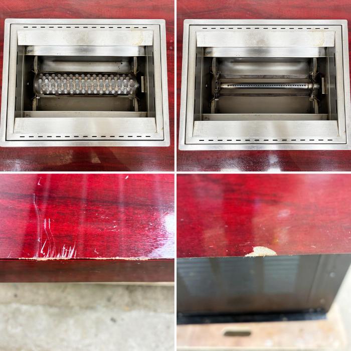 中古｜焼肉台 1口 L34SAS5A-1 シンポ 2018年 焼肉テーブル 焼肉