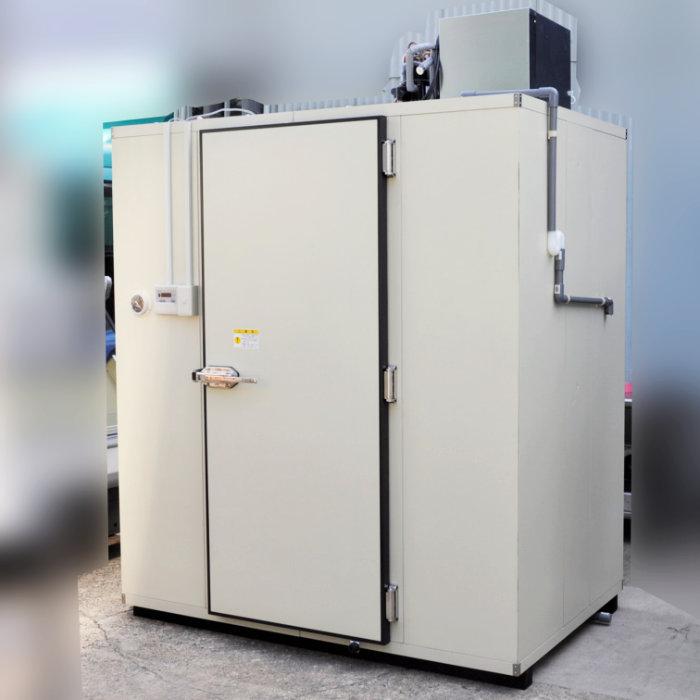 中古｜プレハブ冷蔵庫 0.7坪 冷蔵クーリングユニット AFH-P05RB 三菱