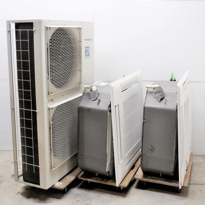 中古｜天井カセット形エアコン 10馬力 ツイン 室内機CS-P140U7B×2台 