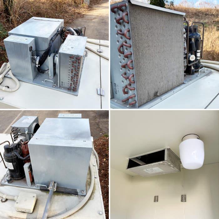中古｜プレハブ冷蔵庫 0.7坪 AFL-RP08B 三菱電機 2022年 業務用 冷蔵