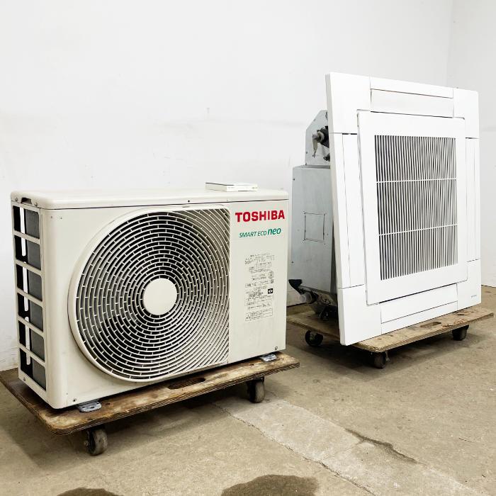 中古｜天カセエアコン 2.5馬力 業務用 ROA-RP631H AIU-RP633H 東芝