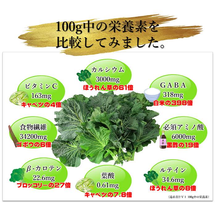 青汁 国産 有機 オーガニック 粒  遠赤青汁V1 1250粒 (ビン) 5個セット+1個サービスの画像