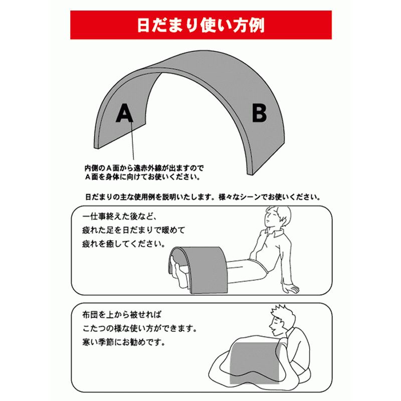 遠赤外線 ヒーター 遠赤外線ヒーター 健康器具 暖房器具 治療器 家庭用 遠赤外線ボディーヒーター 日だまり｜ensekiou｜06