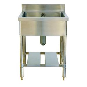 一槽シンクW500×D600×H800+100mm【東京圏限定】A1-500業務用 : 遠信