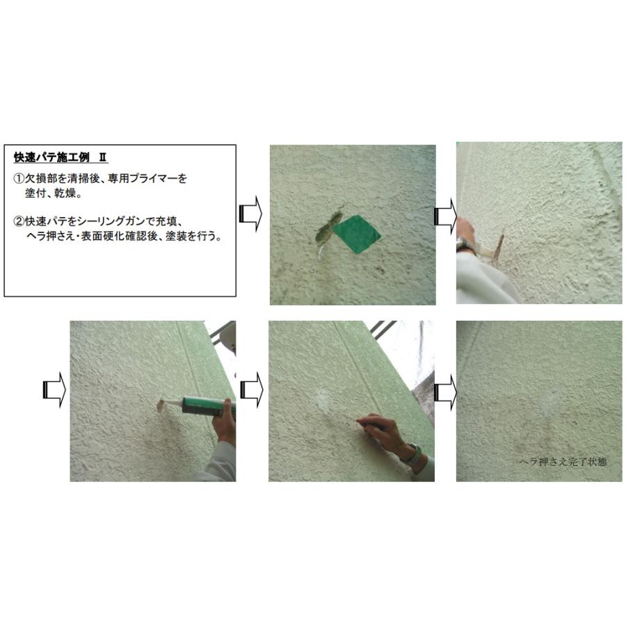 旭化成 10本入快速パテ【ALC専用修復材】プライマー付 比較的