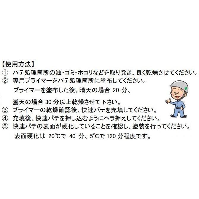 旭化成 10本入快速パテ【ALC専用修復材】プライマー付 比較的