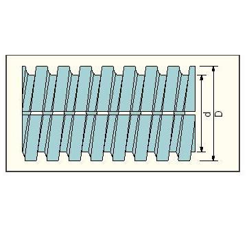 仮設工事用ケーブル保護管】φ65×4m スリット入 カセツレックスFPKS-65