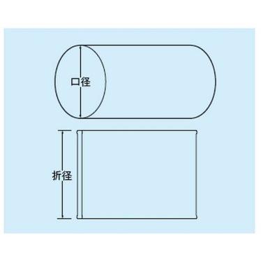 排塵ホース t0.2mm× 折径300mm(口径190mm)×100m巻 自動脱穀機用に最適【送料都度見積】法人様限定｜ensin｜02