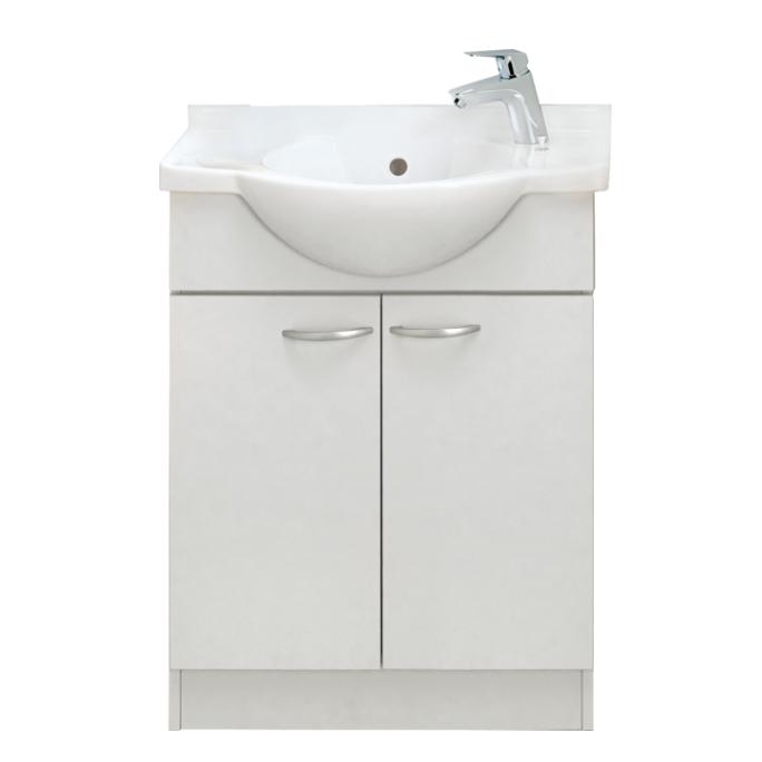 洗面台W600×D370×H750mm シングルレバー水栓【会社入れ限定】一般地 