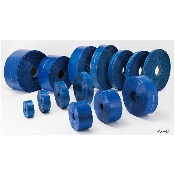 送水ホース【呼径10インチ】 φ250×10ｍ補強糸入PVCホース 送排水作業、液肥・農薬の散布等用 法人様限定_1