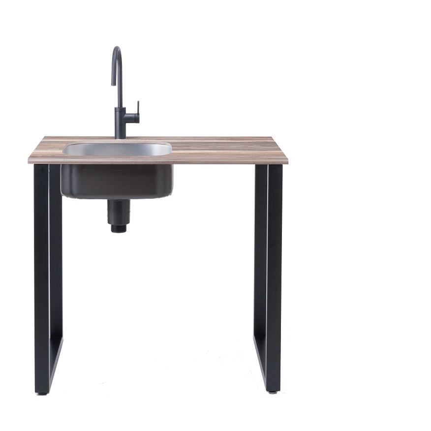 コンパクトキッチンW900×D550×H850 人工大理石天板【東京圏限定】TK