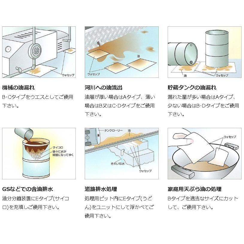 東レウォセップ【Aカット 145枚】t1×25×70cｍ水は吸わない高性能油吸着材の画像