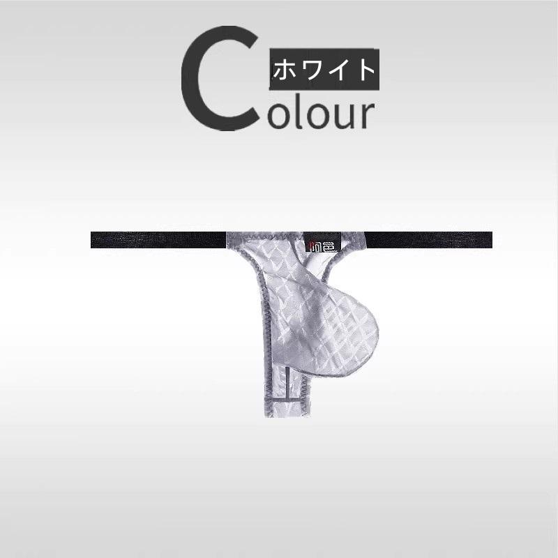 メンズTバック ポーチ型 Gストリング アーガイル柄 透けレース フルシーム 男性下着 セクシー enstyle エンスタイル ay2001dk | ブランド登録なし | 15